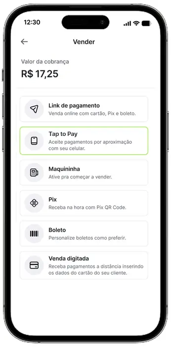 Passo 1: abrir o app SumUp